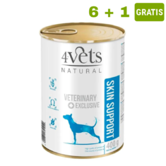 4Vets NATURAL - SKIN SUPPORT NEW DOG karma dla psów z problemami skórnymi i sierści - thumbnail nav