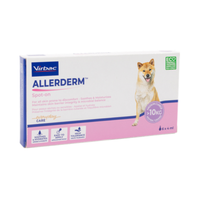 Virbac ALLERDERM SPOT-ON S-I-S 4 ML X 6 dla psów z problemami dermatologicznymi
