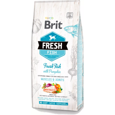 BRIT FRESH ADULT LARGE MUSCLES & JOINTS FISH WITH PUMPKIN 2.5 KG