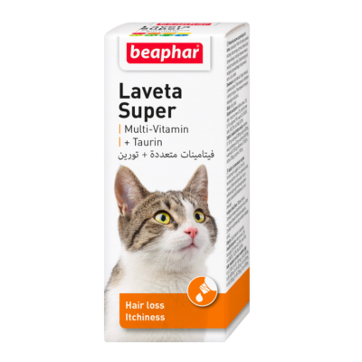 Beaphar LAVETA SUPER KOT 50 ML preparat dla kotów zalecany przy nadmiernym wypadaniu sierści