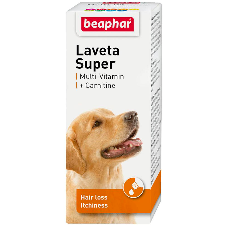 Beaphar LAVETA SUPER PIES 50 ML preparat dla psów zalecany przy nadmiernym wypadaniu sierści - thumbnail