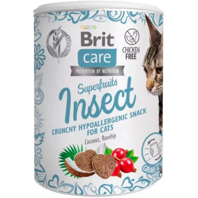 Brit Care CAT SNACK SUPERFRUITS INSECT 100 G