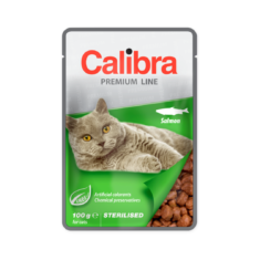 Calibra CAT PREMIUM STERILISED SALMON 100 G mokra karma z łososiem dla sterylizowanych i kastrowanych kotów - thumbnail nav