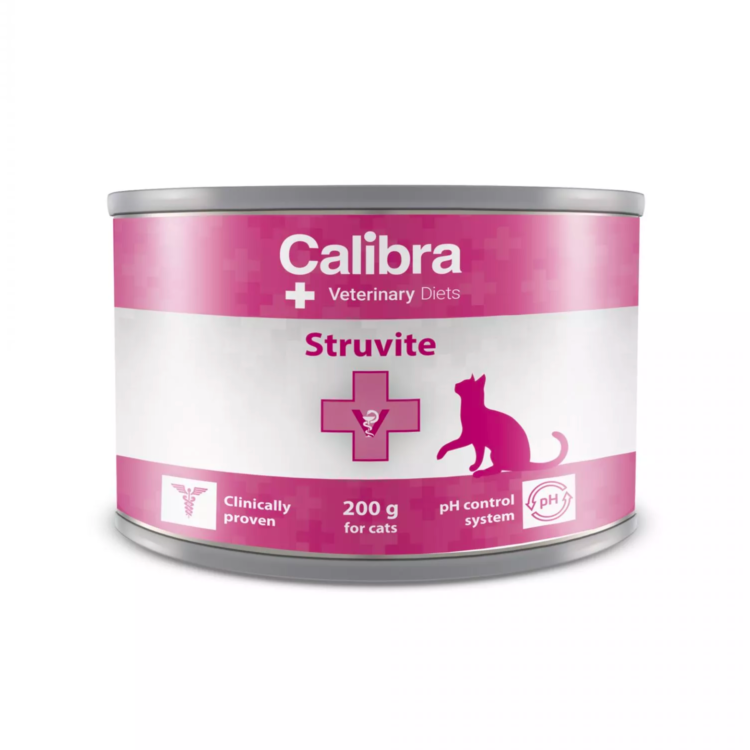 CALIBRA VD CAT STRUVITE 200 G karma weterynaryjna dla kotów cierpiących na choroby układu moczowego, w tym kamicę struwitową - thumbnail