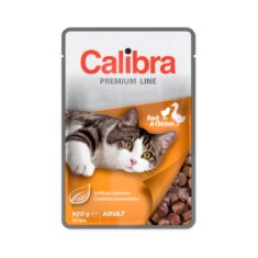 Calibra CAT PREMIUM ADULT DUCK & CHICKEN 100 G SASZETKA mokra karma z kaczką i kurczakiem dla kota - thumbnail nav