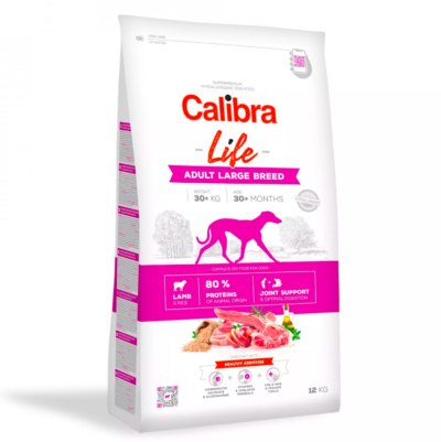 Calibra DOG LIFE ADULT LARGE BREED LAMB karma hipoalergiczna z jagnięciną dla psów ras dużych