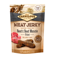Carnilove JERKY BEEF & BEEF MUSCLE FILLET 100 G suszone filety z mięsa wołowego dla psów - thumbnail nav