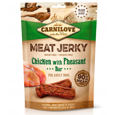 Carnilove JERKY CHICKEN WITH PHEASANT BAR 100 G