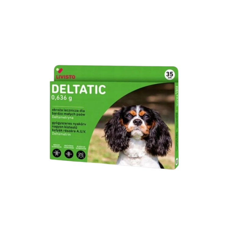 Livisto DELTATIC 35 CM (0,636 G) obroża przeciwkleszczowa dla bardzo małych psów - thumbnail