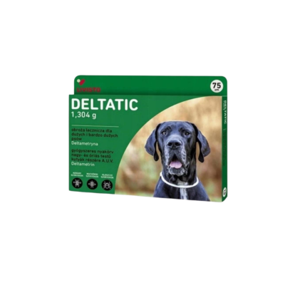 Livisto DELTATIC 75 CM (1,304 G) obroża przeciwkleszczowa dla dużych i bardzo dużych psów