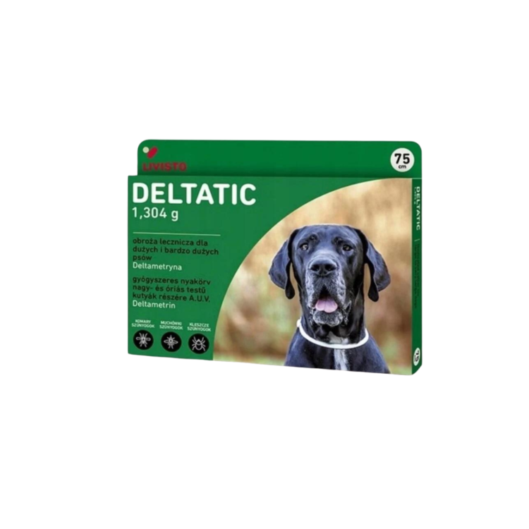 Livisto DELTATIC 75 CM (1,304 G) obroża przeciwkleszczowa dla dużych i bardzo dużych psów WYPRZEDAŻ - thumbnail