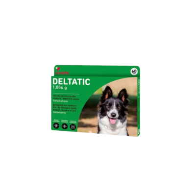 Livisto DELTATIC 60 CM (1,056 G) obroża przeciwkleszczowa dla małych i średnich psów