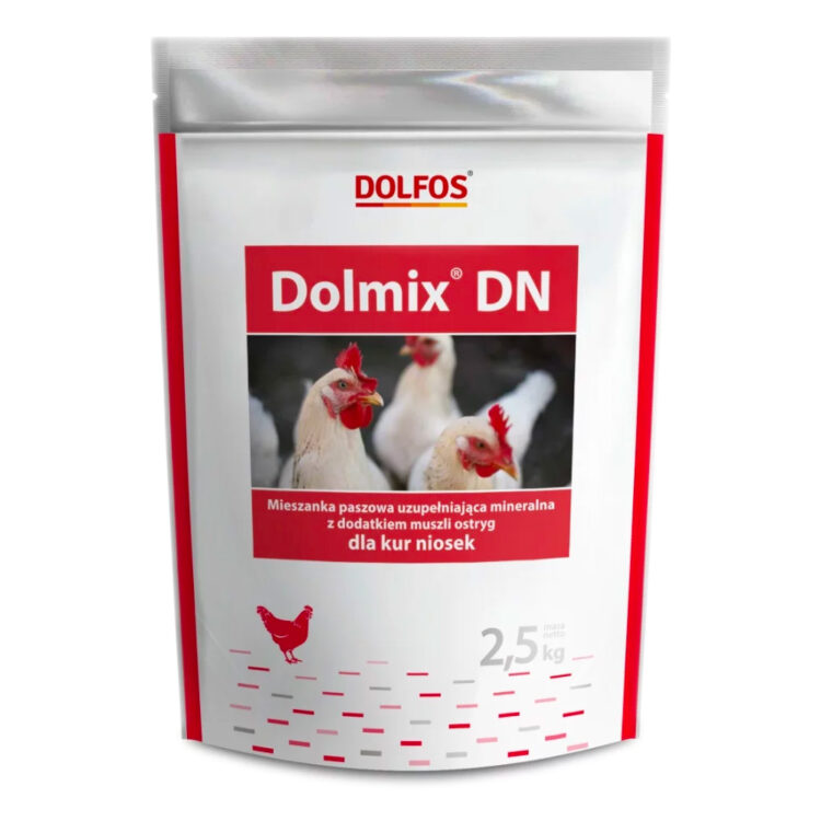 Dolfos DOLMIX DN 2.5 KG mieszanka mineralna dla kur niosek utrzymywanych w chowie wolnowybiegowym - thumbnail