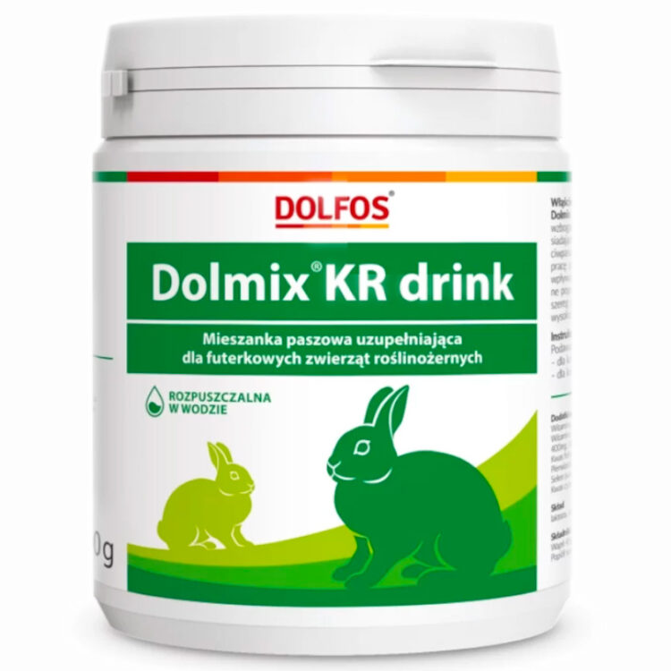 Dolfos DOLMIX KR DRINK 500 G mieszanka witaminowa dla zwierząt futerkowych roślinożernych - thumbnail