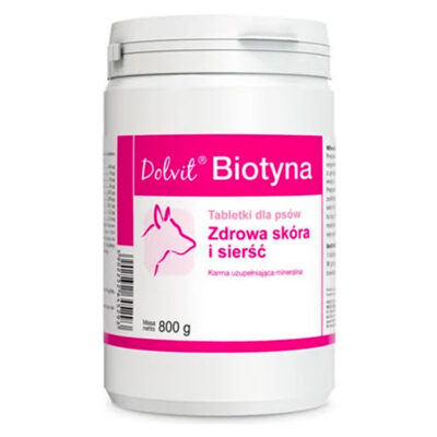 Dolfos DOLVIT CANIS BIOTYNA 0.8 KG TABLETKI zdrowa skóra i piękna sierść