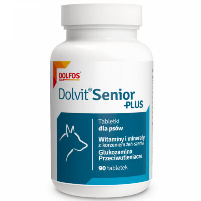 Dolfos DOLVIT SENIOR PLUS 90 TABLETEK bogaty zestaw witamin dla psów starszych
