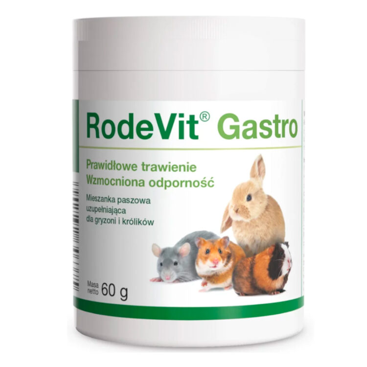 Dolfos DOLVIT RODEVIT GASTRO 60 G na problemy trawienne i obniżoną odporność dla gryzoni i królików - thumbnail