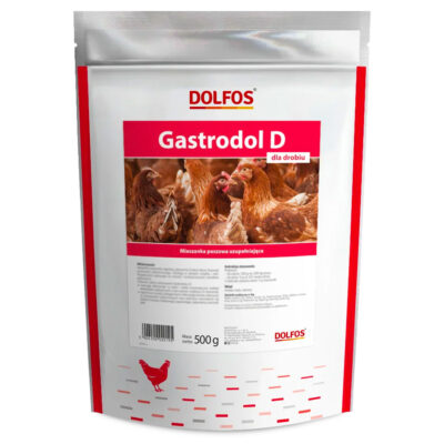 Dolfos GASTRODOL D 500 G reguluje zaburzenia przewodu pokarmowego drobiu