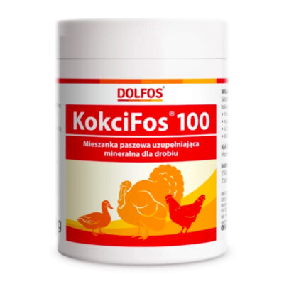 Dolfos KOKCIFOS 100 150 G mieszanka paszowa uzupełniająca mineralna dla drobiu