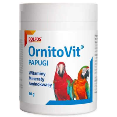 Dolfos ORNITOVIT PAPUGI 60 G zestaw witamin, minerałów i aminokwasów