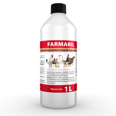 Vetos Farma FARMARIL 1L dla drobiu, poprawia gospodarkę energetyczną i elektrolitową