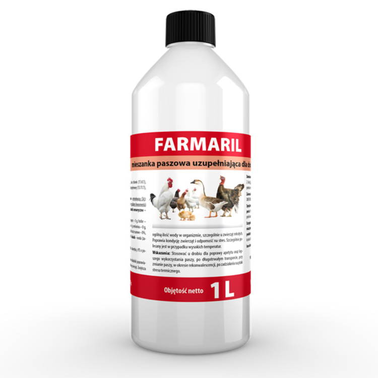 Vetos Farma FARMARIL 1L dla drobiu, poprawia gospodarkę energetyczną i elektrolitową - thumbnail
