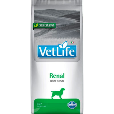 Farmina VET LIFE RENAL DOG 2 KG karma dla dorosłych psów cierpiących na przewlekłą lub ostrą niewydolność nerek