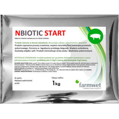 Farmwet NBIOTIC START 1 KG zapobiega biegunkom w okresie odsadzenia
