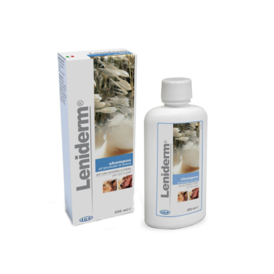 Geulincx LENIDERM SHAMPOO 250 ML specjalistyczny szampon do podrażnionej, swędzącej skóry dla psów i kotów