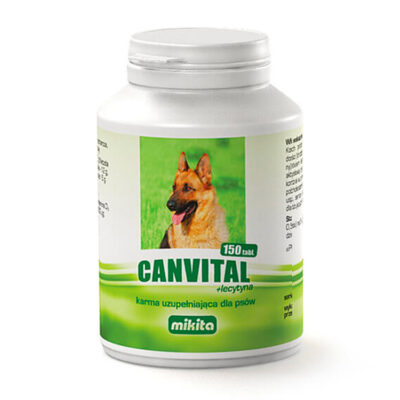 Mikita CANVITAL PLUS LECYTYNA 150 TABLETEK kompozycja witamin i minerałów dla psów aktywnych
