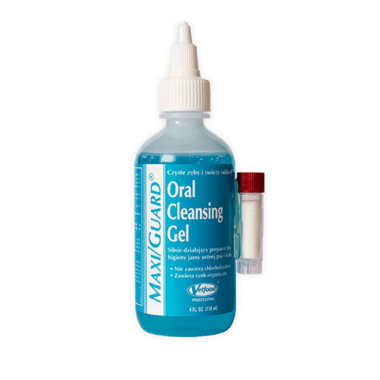 Vetfood MAXI/GUARD ORAL CLEANSING GEL 118 ML preparat do kompleksowej higieny jamy ustnej - thumbnail
