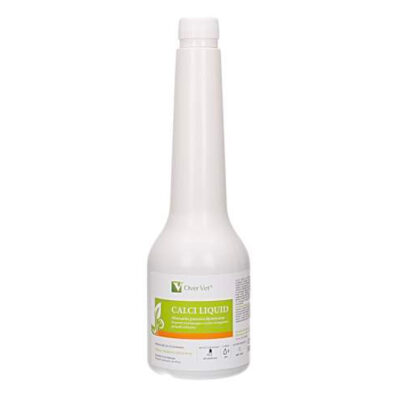 Over Vet CALCI LIQUID 500 G zmniejsza ryzyko wystąpienia gorączki mlecznej