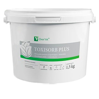 Over Vet TOXISORB PLUS 1.5 KG taniny z kasztanowca wpierające trawienie u krów narażonych na mykotoksyny