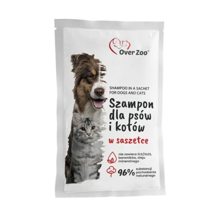 Over Zoo SZAMPON DLA PSÓW I KOTÓW saszetka 20 ML - thumbnail