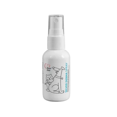 Over Zoo SILVER DERMA SPRAY 50 ML nawilżający i przeciwzapalny płyn na skórę