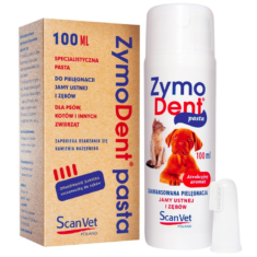 ScanVet ZYMODENT PASTA 100 ML enzymatyczna pasta do zębów dla psów, kotów i innych zwierząt - thumbnail nav