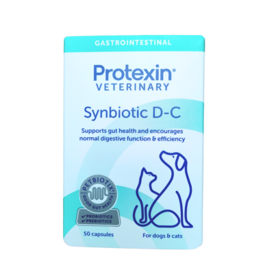 Protexin SYNBIOTIC D-C 50 KAPSUŁEK probiotyk dla psów i kotów