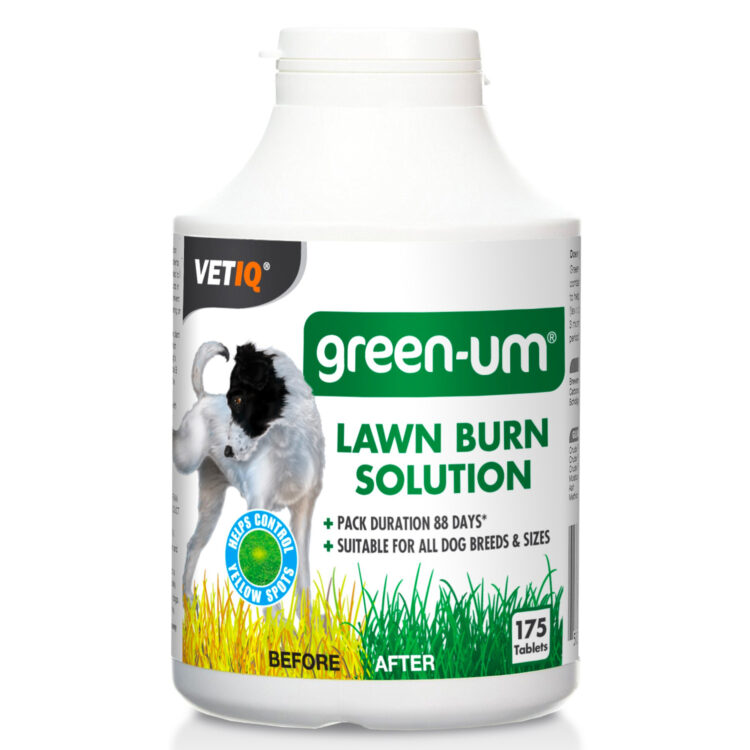 VetIQ GREEN UM preparat zapobiegający powstawaniu plam na trawie spowodowanych przez psi mocz - thumbnail