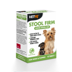 VetIQ STOOL FIRM 45 TABLETEK preparat przeciw biegunce dla psów - thumbnail nav