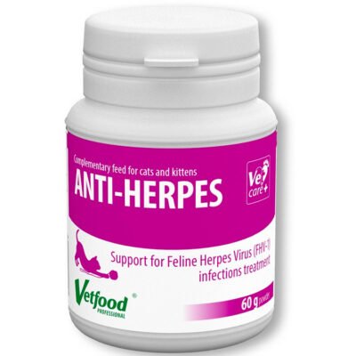 Vetfood ANTI-HERPES 60 G L-lizyna na odporność dla kotów