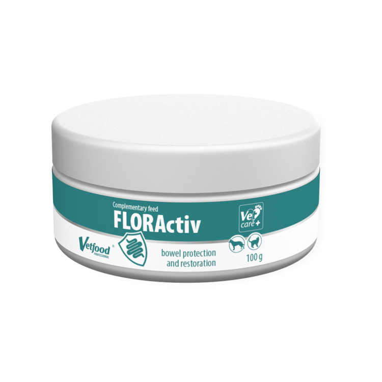 Vetfood FLORActiv 100 G preparat dla psów i kotów z zaburzeniami układu pokarmowego - thumbnail