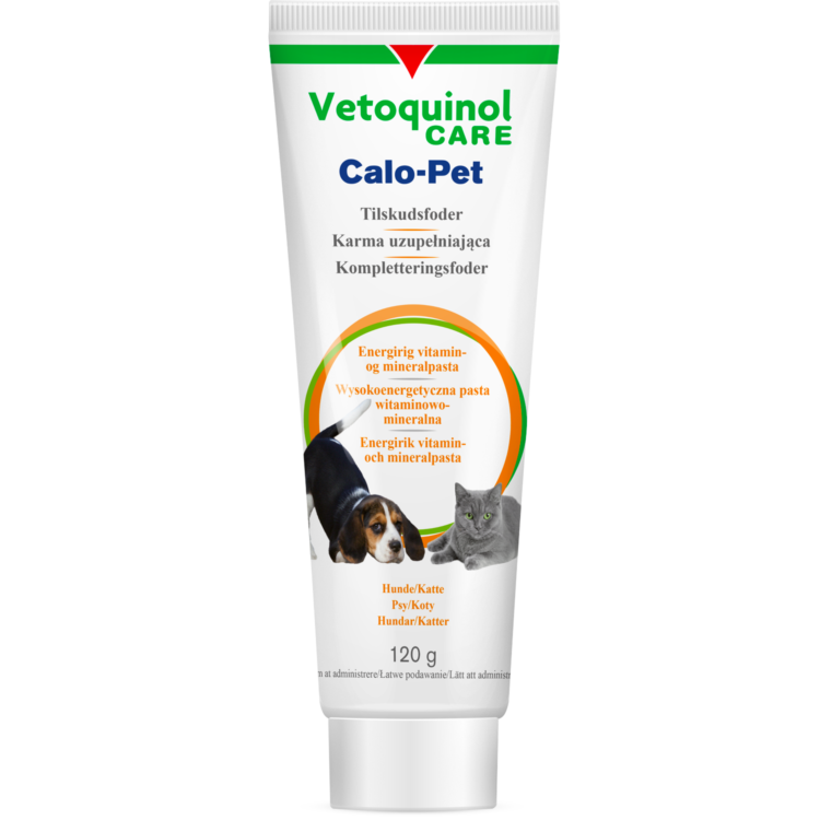 Vetoquinol CALO-PET 120 G pyszna pasta witaminowo-mineralna dla psów i kotów - thumbnail