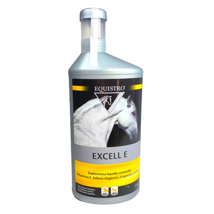 Vetoquinol EQUISTRO EXCELL E 1 L odżywka z  witaminą E, selenem, magnezem dla koni narażonych na duży wysiłek - thumbnail