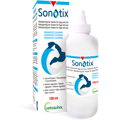 Vetoquinol SONOTIX 120 ML płyn do czyszczenia uszu dla psów i kotów
