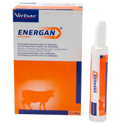 Virbac ENERGAN CALCIUM 340 G zmniejszenie ryzyka wystąpienia gorączki mlecznej