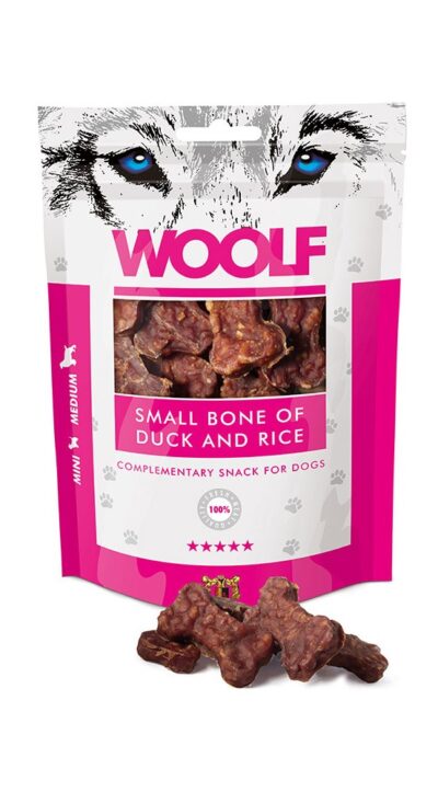 Woolf PRZYSMAK SMALL BONE OF DUCK AND RICE 100G