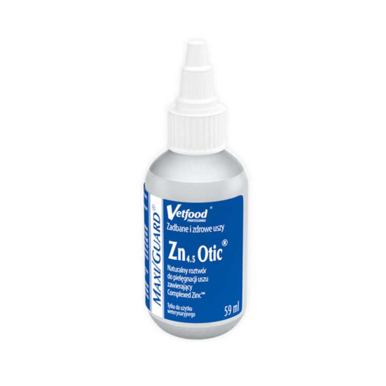 Vetfood MAXI/GUARD ZN 4,5 OTIC 59 ML płyn do pielęgnacji uszu, także do stosowania w przypadku zakażeń grzybicznych - thumbnail