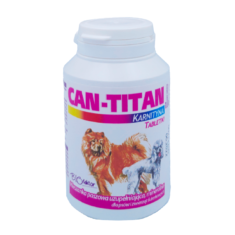 BIOfaktor CAN-TITAN 150 TABLETEK preparat witaminowy z karnityną dla psów i zwierząt futerkowych - thumbnail nav
