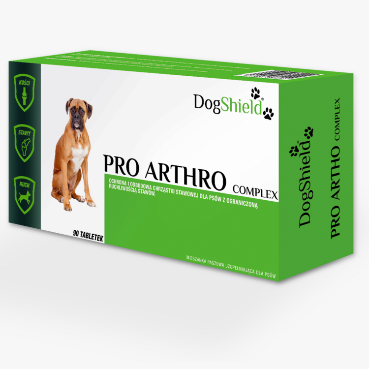 BIOfaktor DogShield PRO ARTHRO COMPLEX 90 TABLETEK ochrona stawów, odbudowa chrząstki stawowej - thumbnail