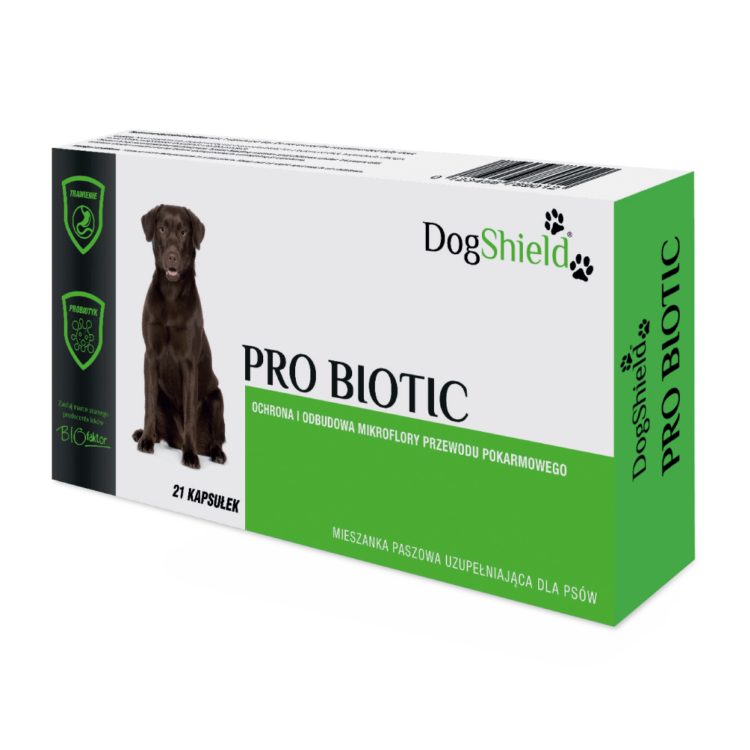 BIOfaktor DogShield PRO BIOTIC 21 KAPS. probiotyk + prebiotyk dla psów - thumbnail